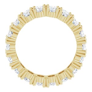 14K Yellow Gold 3 1/4 CTW Lab-Grown Diamond Eternity Band Size 4.25
