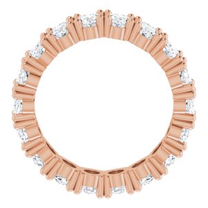 10K Rose Gold 3 1/4 CTW Lab-Grown Diamond Eternity Band Size 4.25