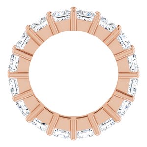 10K Rose Gold 4 1/2 CTW Natural Diamond Eternity Band Size 4.25