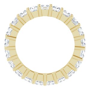 14K Yellow Gold 2 1/3 CTW Lab-Grown Diamond Eternity Band Size 4.5