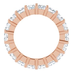 10K Rose Gold 3 5/8 CTW Lab-Grown Diamond Eternity Band Size 4.25