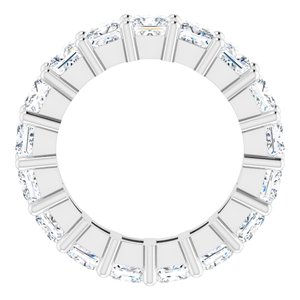 10K White Gold 4 1/4 CTW Lab-Grown Diamond Eternity Band Size 4.25