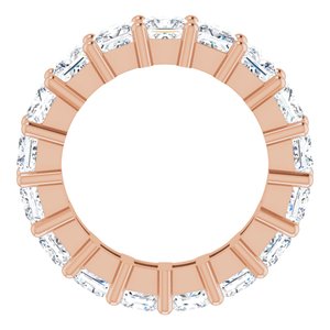 10K Rose Gold 4 1/4 CTW Lab-Grown Diamond Eternity Band Size 4.5