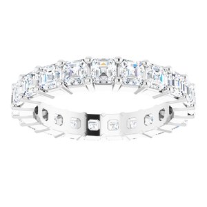Platinum 2 1/8 CTW Lab-Grown Diamond Eternity Band Size 4.5
