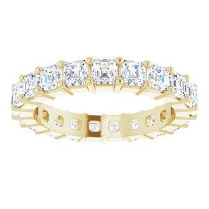 14K Yellow Gold 2 1/8 CTW Lab-Grown Diamond Eternity Band Size 4.5
