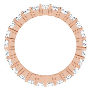 14K Rose Gold 1 3/4 CTW Lab-Grown Diamond Eternity Band Size 4.5