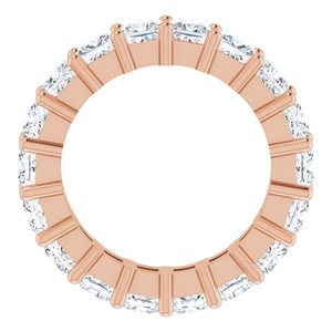 10K Rose Gold 3 5/8 CTW Lab-Grown Diamond Eternity Band Size 4.5