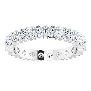 10K White Gold 1 3/8 CTW Lab-Grown Diamond Eternity Band Size 4.75