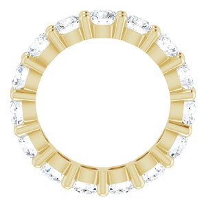 14K Yellow Gold 3 5/8 CTW Lab-Grown Diamond Eternity Band Size 4.5