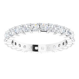 Platinum 1 1/3 CTW Lab-Grown Diamond Eternity Band Size 4.5