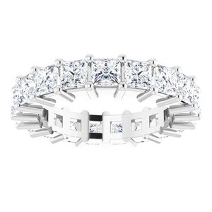 Platinum 3 1/8 CTW Lab-Grown Diamond Eternity Band Size 4.5