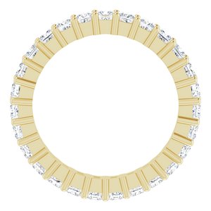 14K Yellow Gold 1 1/5 CTW Lab-Grown Diamond Eternity Band Size 4.5