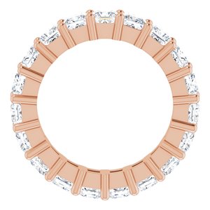 14K Rose Gold 3 1/8 CTW Lab-Grown Diamond Eternity Band Size 4.5
