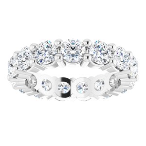 Platinum 3 1/6 CTW Lab-Grown Diamond Eternity Band Size 5