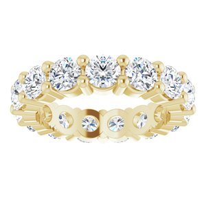 14K Yellow Gold 3 1/6 CTW Lab-Grown Diamond Eternity Band Size 5