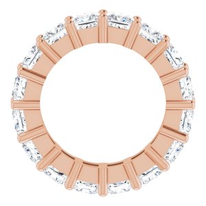 10K Rose Gold 4 1/2 CTW Lab-Grown Diamond Eternity Band Size 4.5