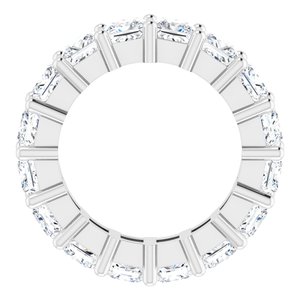 14K White Gold 4 1/2 CTW Lab-Grown Diamond Eternity Band Size 4.5