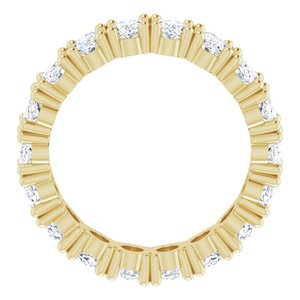 14K Yellow Gold 4 1/2 CTW Natural Diamond Eternity Band Size 4.75