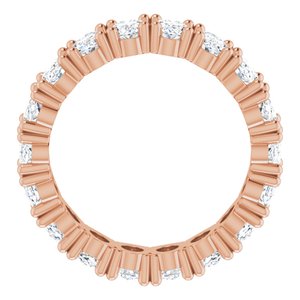 14K Rose Gold 4 1/2 CTW Natural Diamond Eternity Band Size 4.75