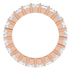10K Rose Gold 3 1/4 CTW Lab-Grown Diamond Eternity Band Size 4.75