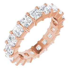 14K Rose Gold 3 CTW Lab-Grown Diamond Eternity Band Size 5