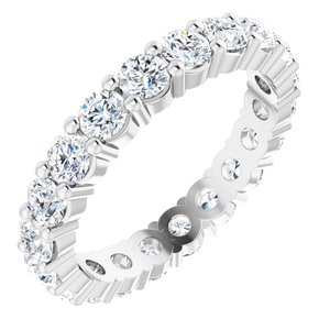 10K White Gold 1 5/8 CTW Lab-Grown Diamond Eternity Band Size 4.75