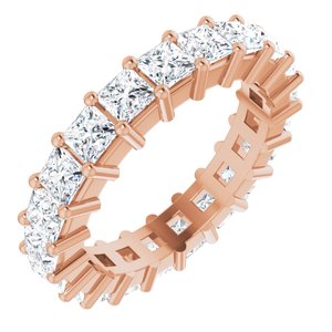 10K Rose Gold 2 1/3 CTW Lab-Grown Diamond Eternity Band Size 4.75