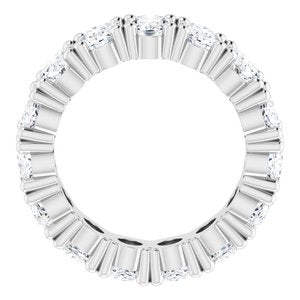 10K White Gold 5 1/2 CTW Lab-Grown Diamond Eternity Band Size 5