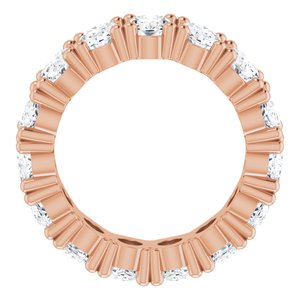 14K Rose Gold 5 1/2 CTW Natural Diamond Eternity Band Size 5