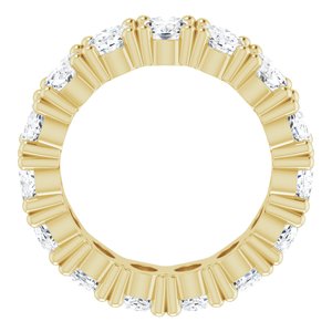 14K Yellow Gold 6 CTW Lab-Grown Diamond Eternity Band Size 5