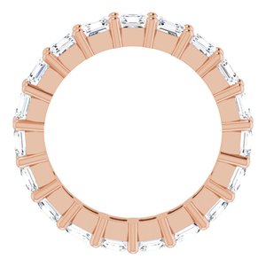14K Rose Gold 3 CTW Lab-Grown Diamond Eternity Band Size 5