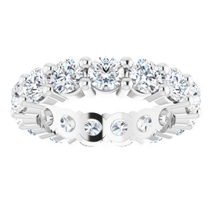 10K White Gold 3 5/8 CTW Lab-Grown Diamond Eternity Band Size 5.25