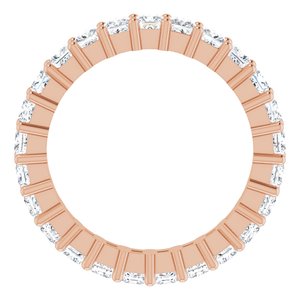 10K Rose Gold 2 1/6 CTW Lab-Grown Diamond Eternity Band Size 5.25