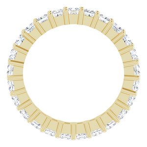 10K Yellow Gold 2 1/6 CTW Lab-Grown Diamond Eternity Band Size 5.25