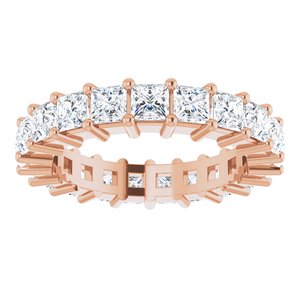 10K Rose Gold 2 1/3 CTW Lab-Grown Diamond Eternity Band Size 4.75