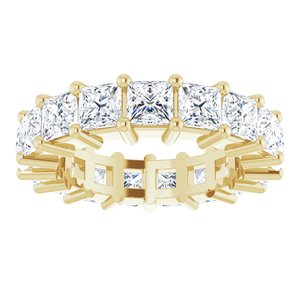 10K Yellow Gold 4 1/4 CTW Lab-Grown Diamond Eternity Band Size 4.75