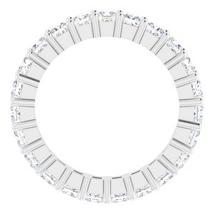 Platinum 2 1/6 CTW Lab-Grown Diamond Eternity Band Size 5