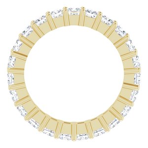 10K Yellow Gold 2 1/6 CTW Lab-Grown Diamond Eternity Band Size 5