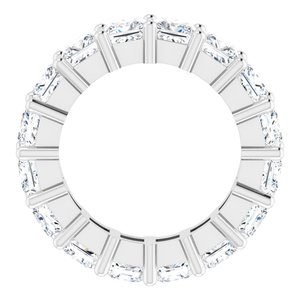 Platinum 6 3/8 CTW Lab-Grown Diamond Eternity Band Size 5