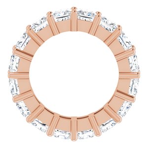 14K Rose Gold 6 3/8 CTW Lab-Grown Diamond Eternity Band Size 5