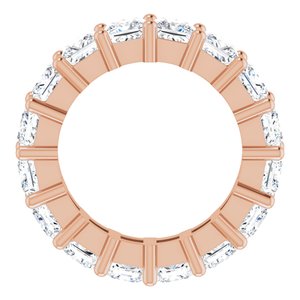 10K Rose Gold 4 1/2 CTW Lab-Grown Diamond Eternity Band Size 4.75