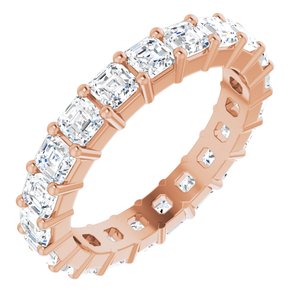 14K Rose Gold 2 1/8 CTW Lab-Grown Diamond Eternity Band Size 5