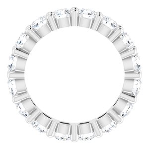Platinum 2 1/2 CTW Lab-Grown Diamond Eternity Band Size 5