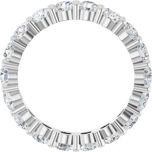 Platinum 1 5/8 CTW Lab-Grown Diamond Eternity Band Size 5