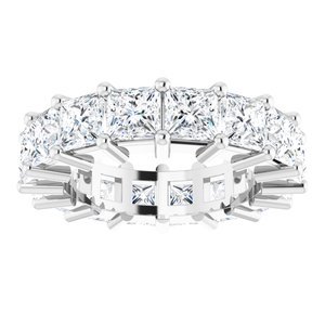 14K White Gold 6 3/8 CTW Lab-Grown Diamond Eternity Band Size 5