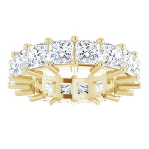 10K Yellow Gold 6 3/8 CTW Lab-Grown Diamond Eternity Band Size 5