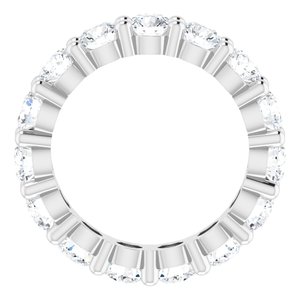 Platinum 3 1/6 CTW Lab-Grown Diamond Eternity Band Size 5