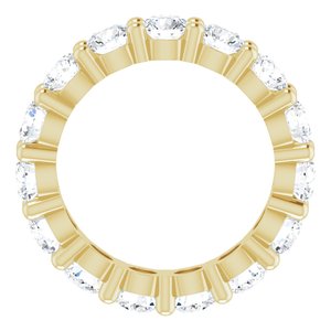 14K Yellow Gold 3 1/6 CTW Lab-Grown Diamond Eternity Band Size 5