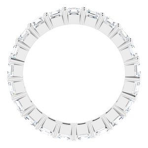 14K White Gold 2 1/8 CTW Lab-Grown Diamond Eternity Band Size 5