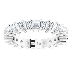 Platinum 2 1/6 CTW Lab-Grown Diamond Eternity Band Size 5